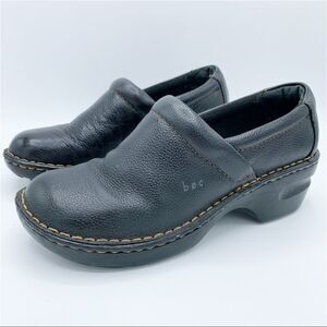 BOC Born Peggy Size 8 Slip-On‎ Comfort Clogs Black Walking Shoes